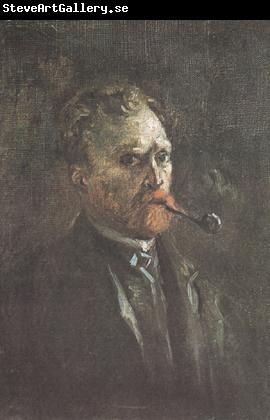 Vincent Van Gogh Self-Portrait with Pipe (nn04)